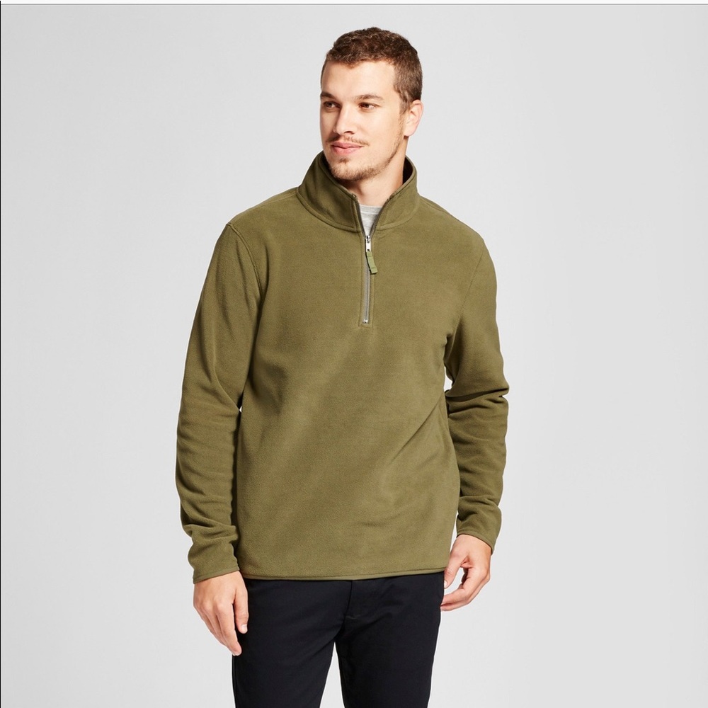 Men’s Micro Fleece Jacket Sweater Sweatshirt M